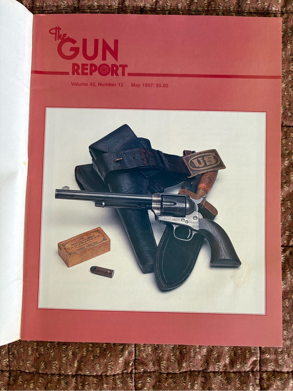 VTG The Gun Report Magazine Vol 42 No 12 May 1997 -In Mailing Cover Excellent!